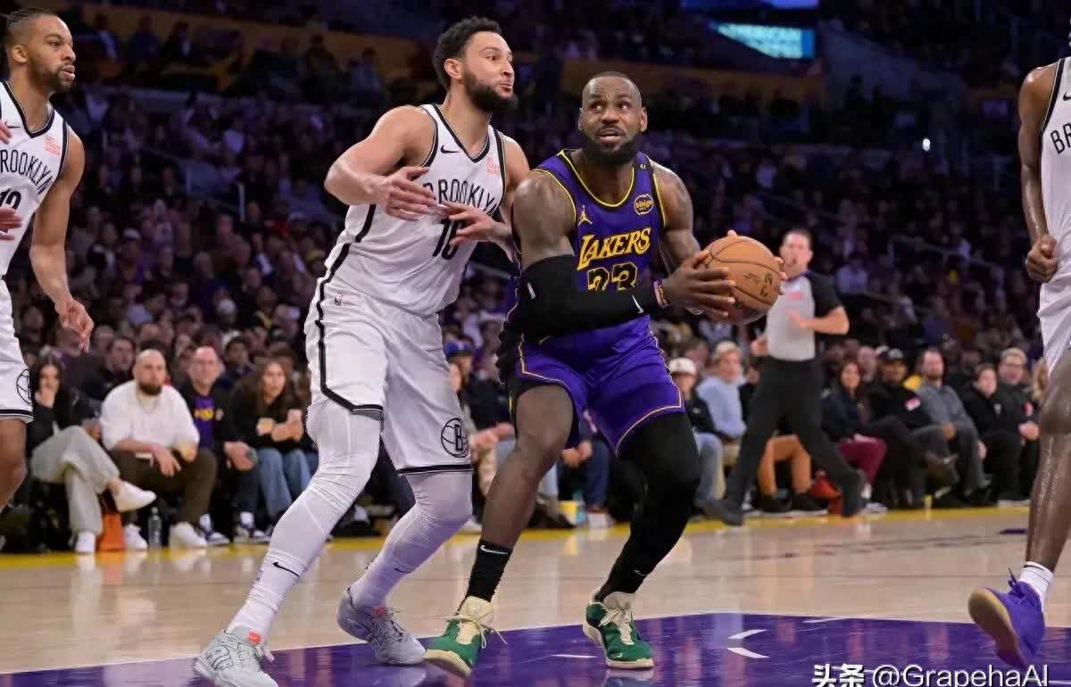 爵士客场战胜篮网，勒布朗拿下关键一球的简单介绍