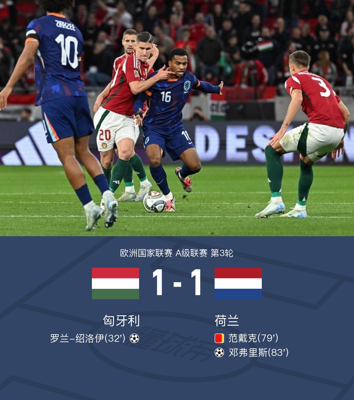 荷兰队在激烈对决中击败对手，锁定晋级